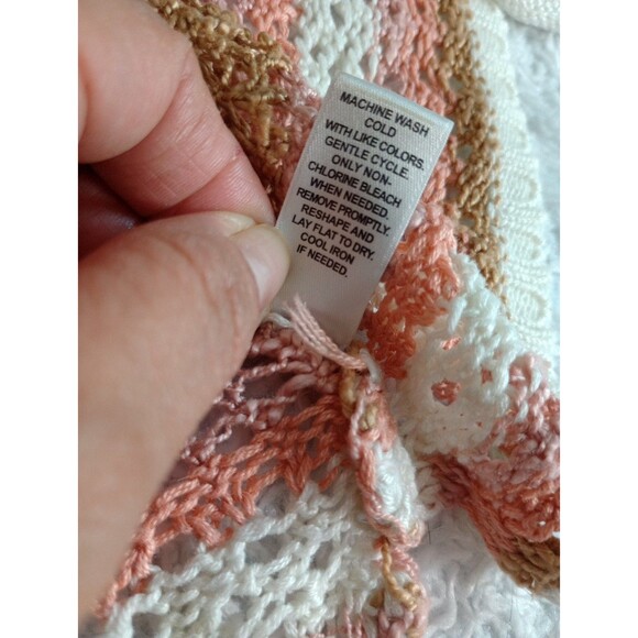 Cato Women's Cardigan Sz XL  Chunky Knit Long Sleeve Open Front With Hoodie - Picture 9 of 9